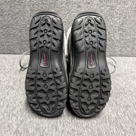 NWOT Columbia Ice Maiden II Boots Women's 6.5 Wide Gray Waterproof Insulated Fur - Picture 4 of 8